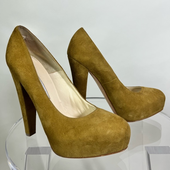 Brian Atwood suede platform heels - Picture 5 of 11